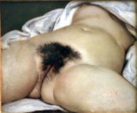origine du monde de Gustave Courbet - photo : DR.